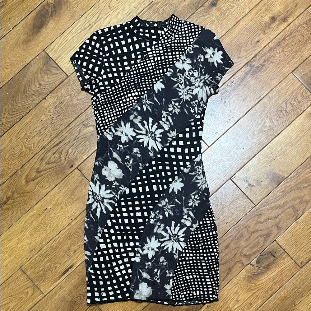 Urban Outfitters Patchwork Mini Dress